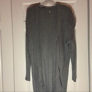 Aerie Long Grey Cardigan